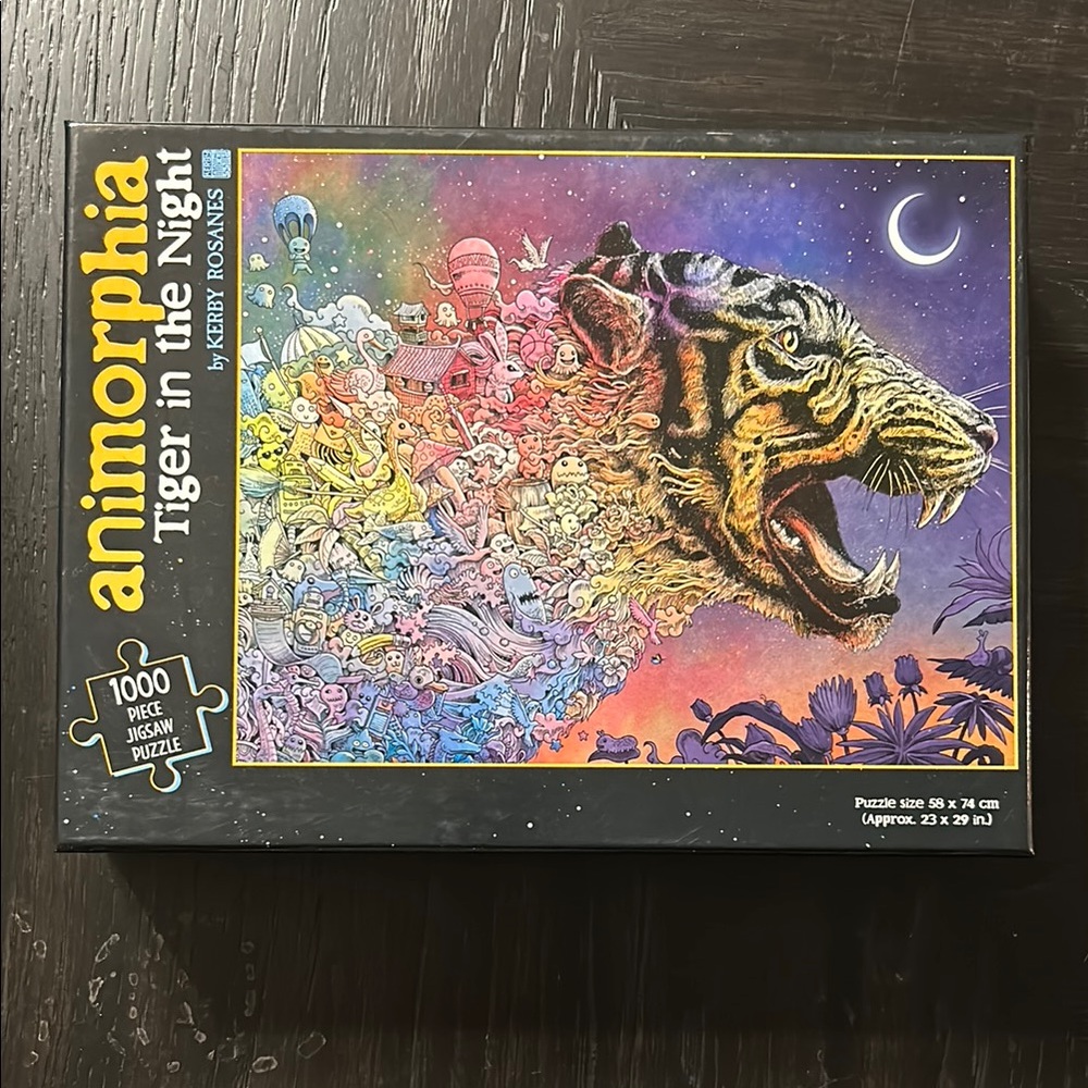 Purple and Orange Tiger Puzzle